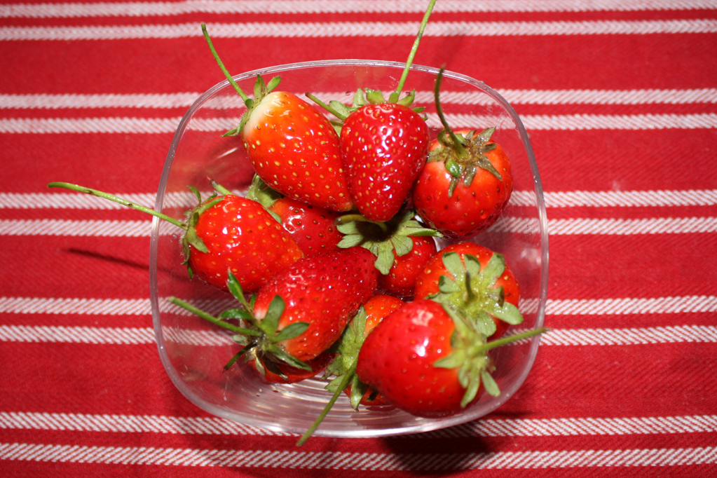 mousse al cioccolato e fragole - fragole