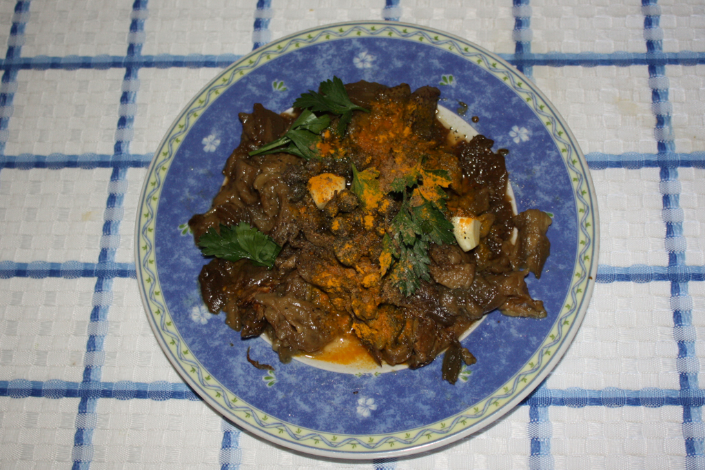 salsa di melanzane - frullare le melanzane