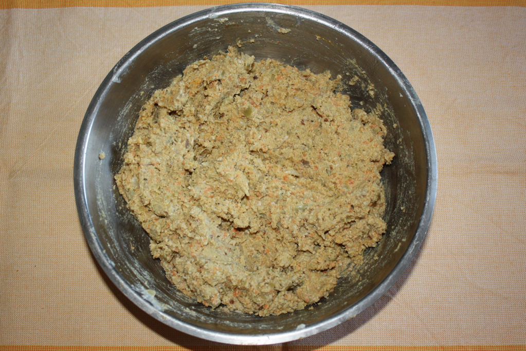burger di piselli - impasto per burger