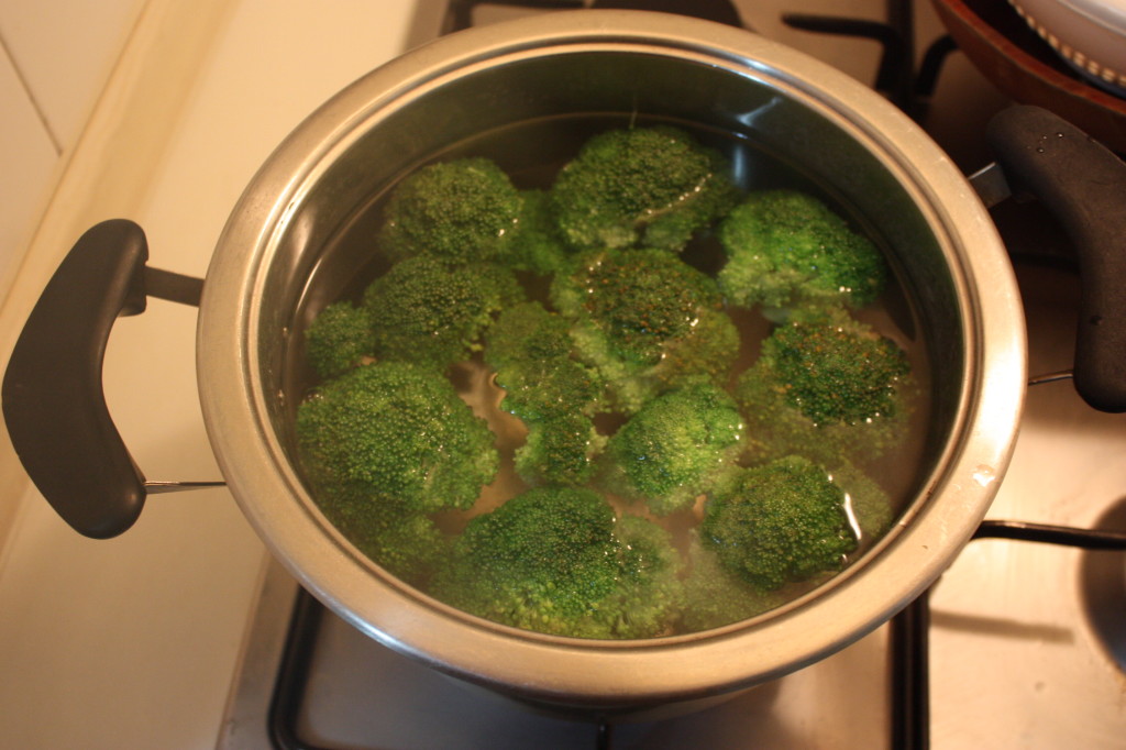broccoli gratinati - lessare i broccoli
