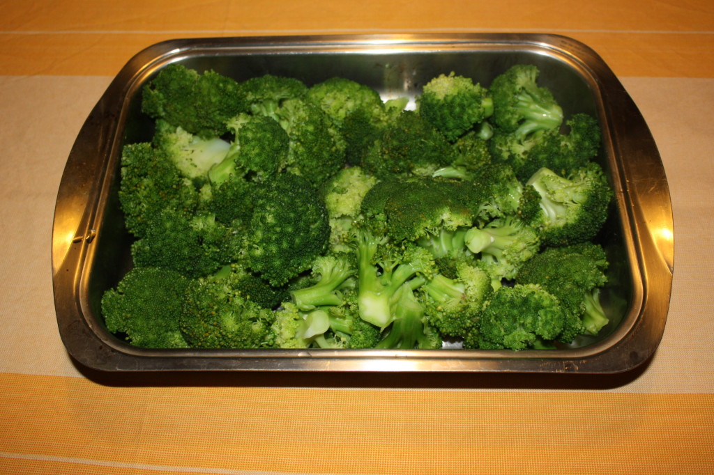 broccoli gratinati - adagiare sulla teglia