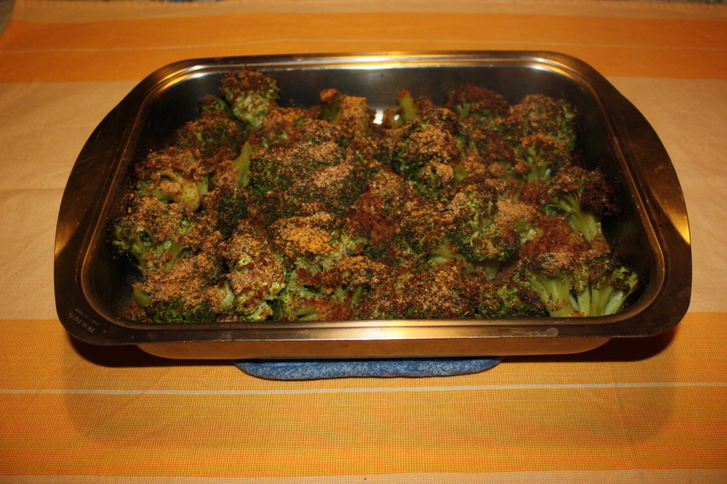 broccoli gratinati - teglia pronta