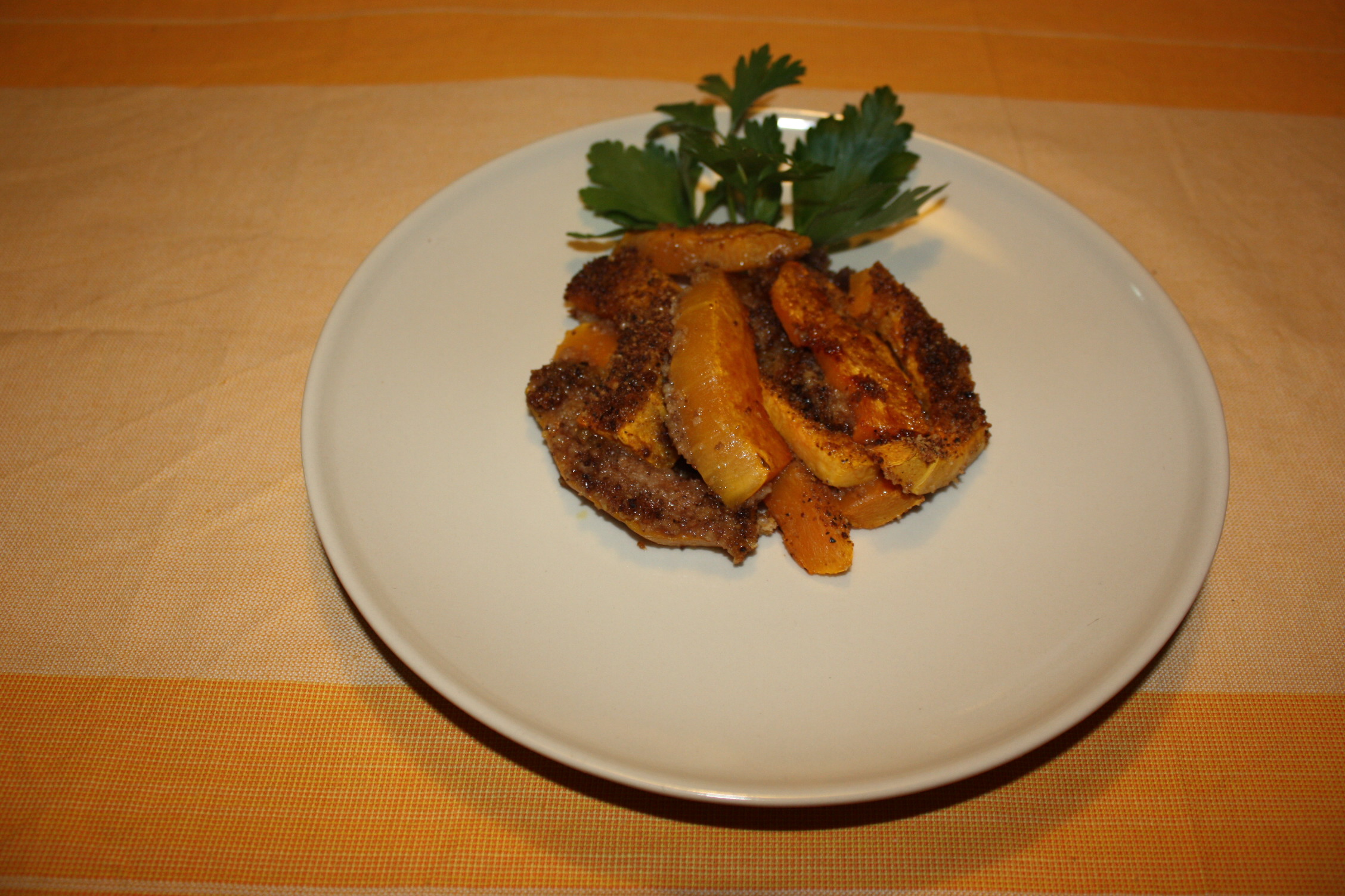 Zucca Gratinata – Piatto Finito