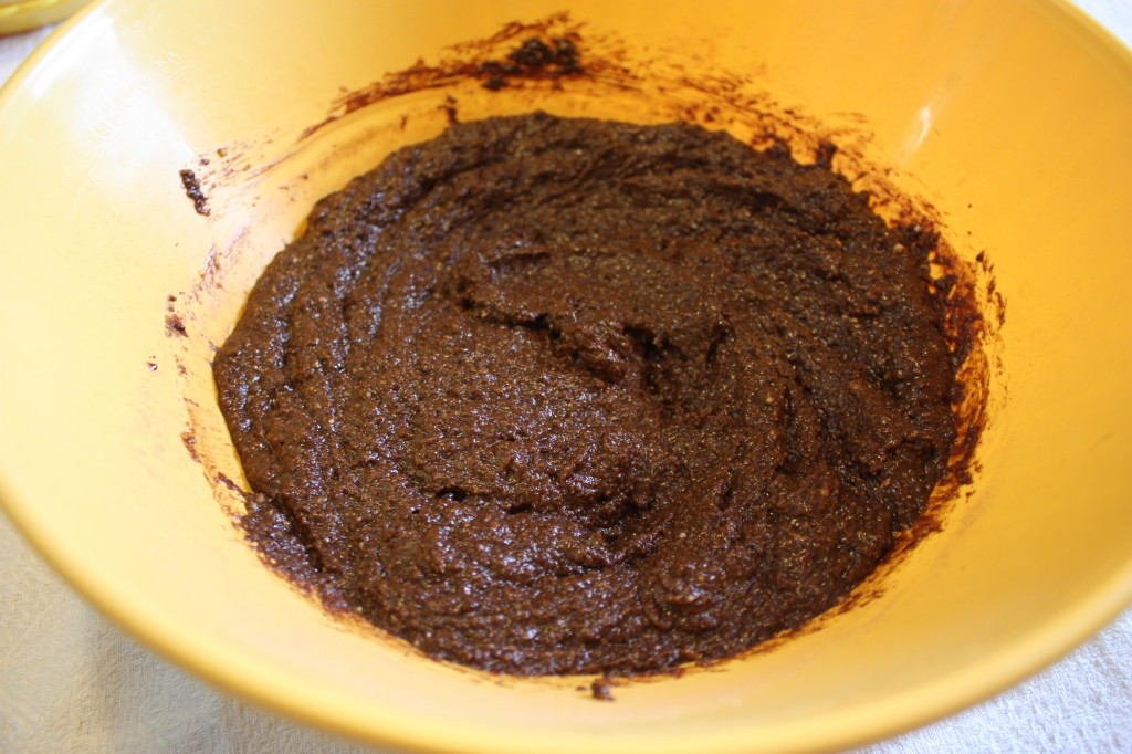 brownies morbidi vegani - composto finale